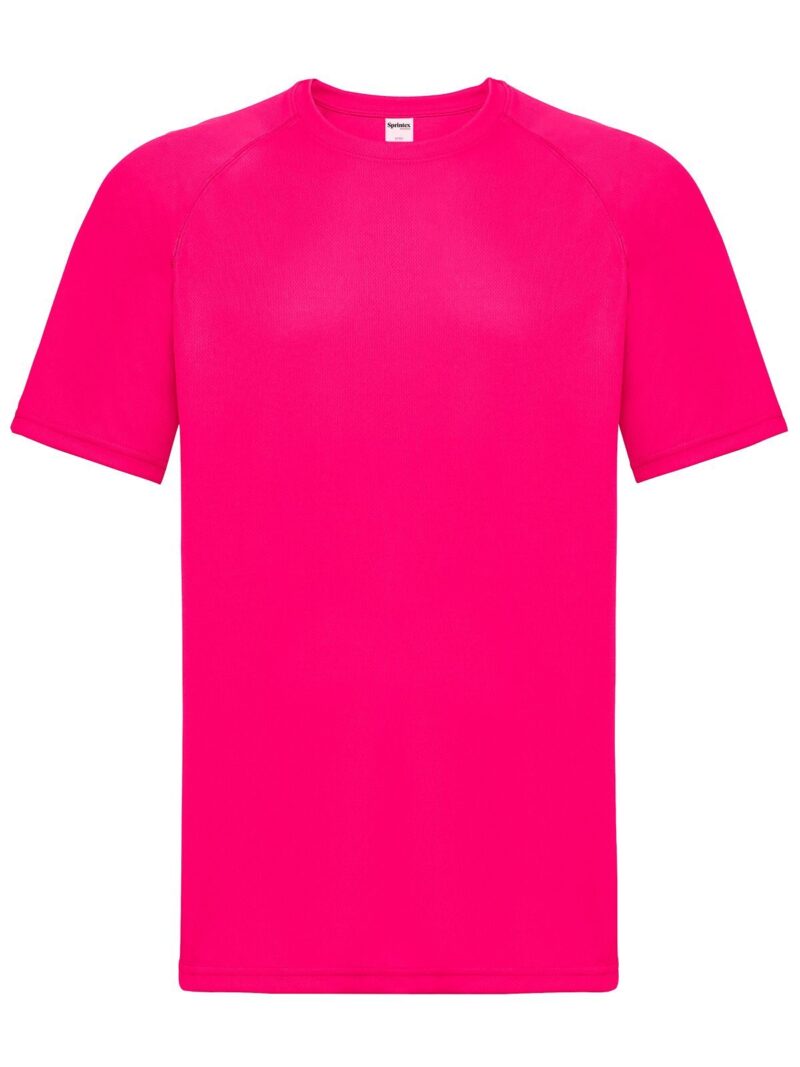 T- Shirt Run T- Homme - Fushia- H. IMPRESSION