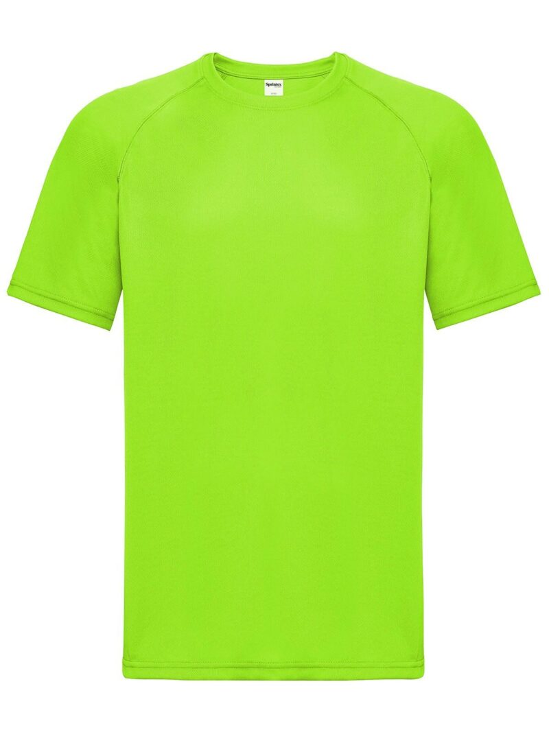 T- Shirt Run T- Homme -Fluo Green - H. IMPRESSION