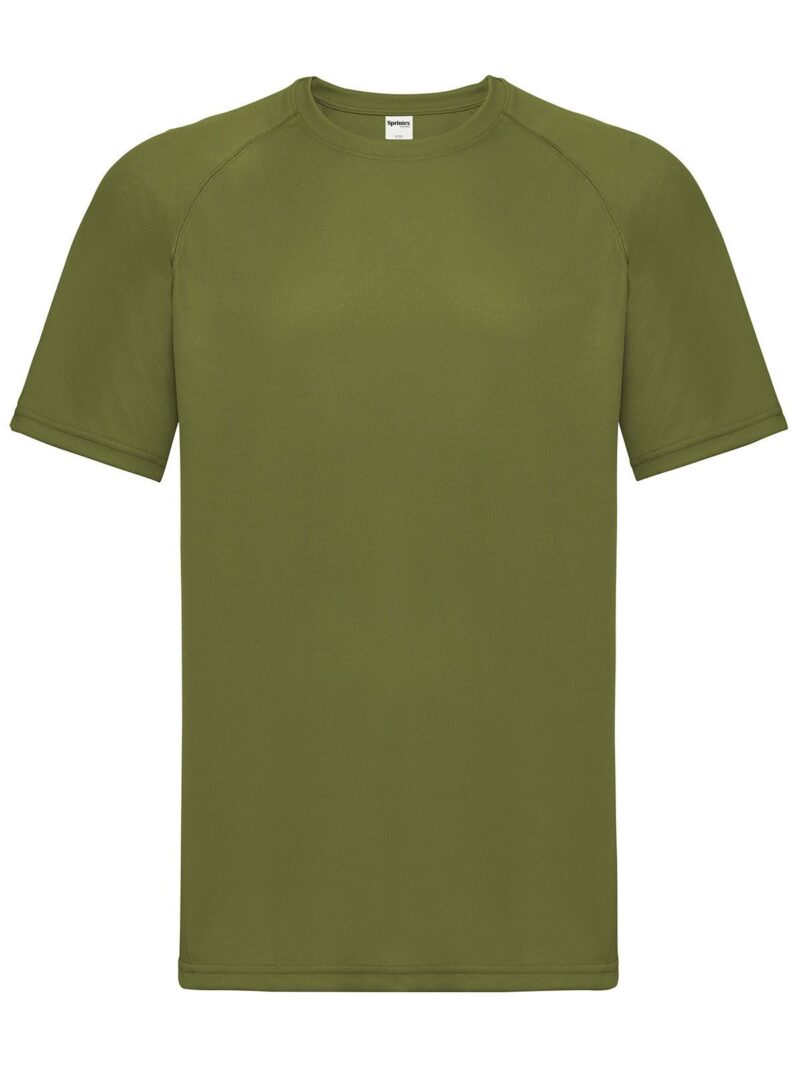 T- Shirt Run T- Homme - Olive - H. IMPRESSION