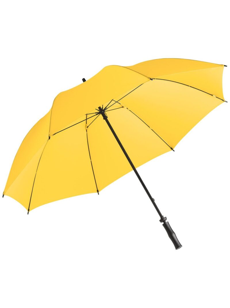 grand parapluie jaune interieur