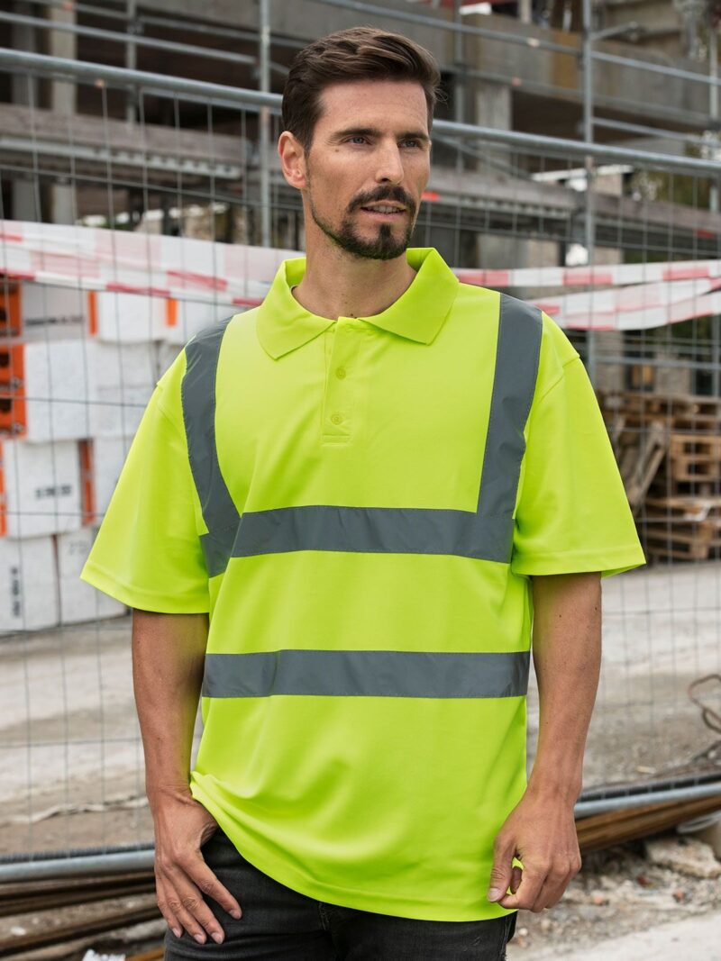 Hi-Viz' Poly-Cotton Polo